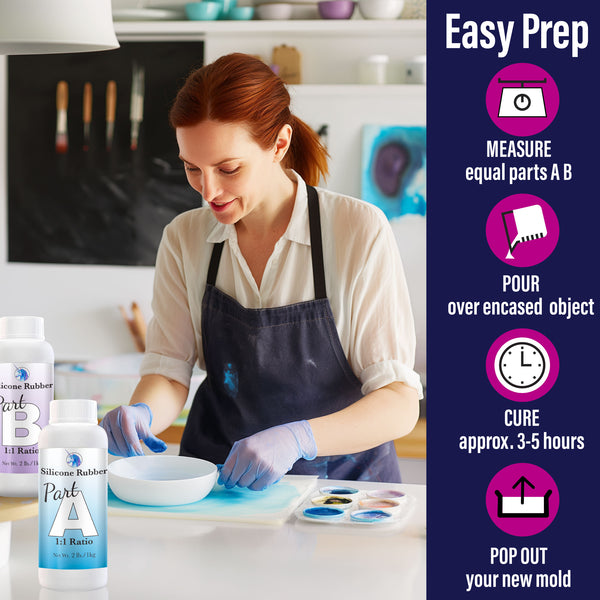 Marvelous Mold Making Kit Platinum Silicone Rubber Mix Unicone Art