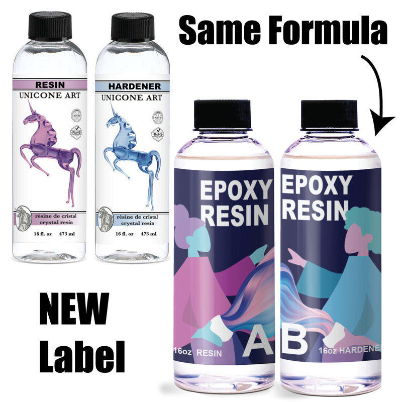 Epoxy Resin Clear Casting Liquid for Art - 32.oz Set