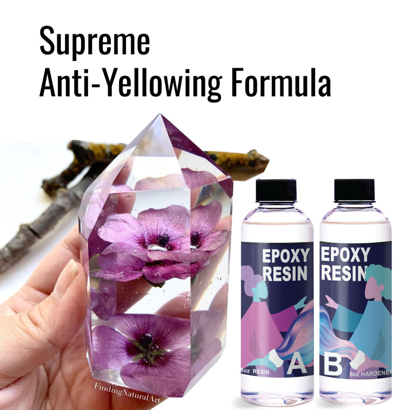 Clear Casting Epoxy Resin for Art - 16oz Set