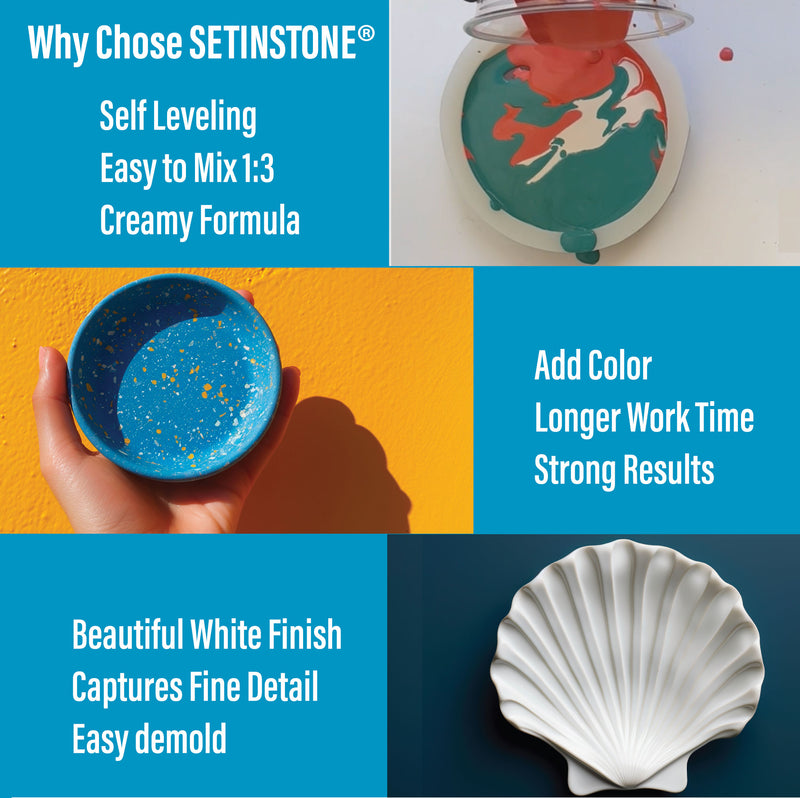 SETINSTONE Eco Casting Material | Just Add Water