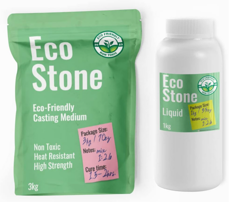 Eco Stone Casting Resin Kit – Non-Toxic Plaster of Paris Alternative 3kg