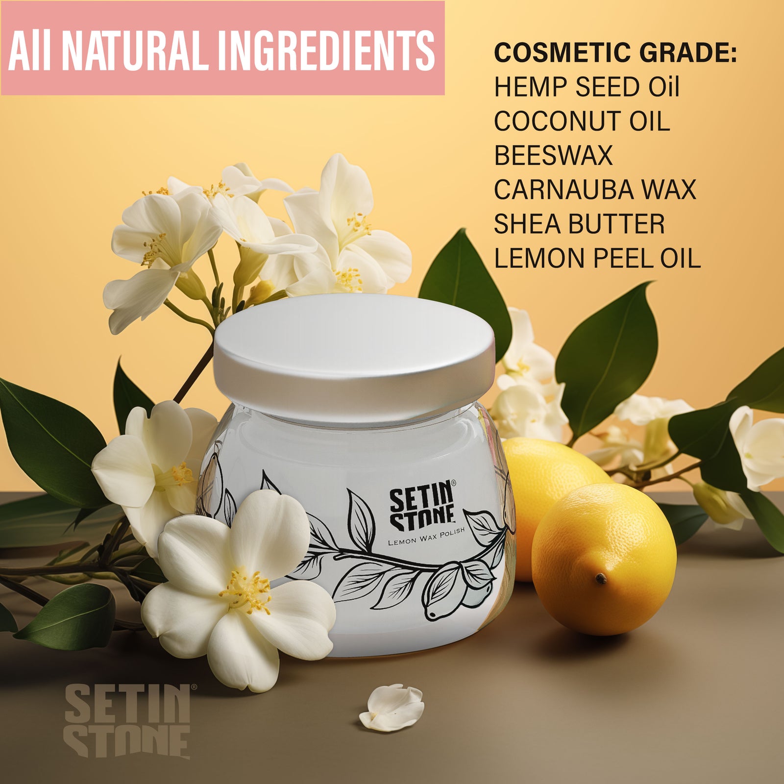 Natural Stone Wax Polish - Waterproof Setinstone Crafts – Unicone Art