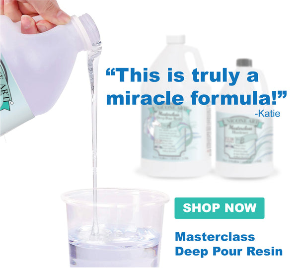 Masterclass Epoxy Resin Kit up to 4" Extra Deep Pour | 2:1 ratio | 1.5 Gallon
