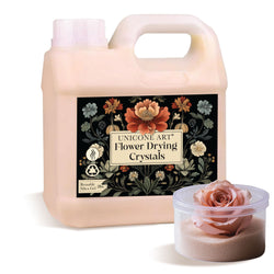 Unicone Art Flower Drying Silica Gel Crystals 2LBS, Color Indicating for Flower Preservation, Reusable for DIY Wedding Bouquet Flower Preserving