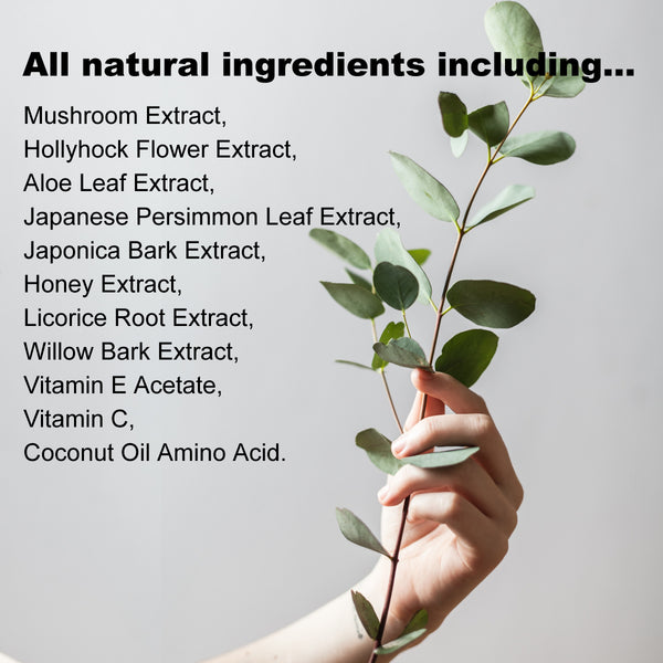 a list of all natural ingredients for our magical resin remover including aloe leaf